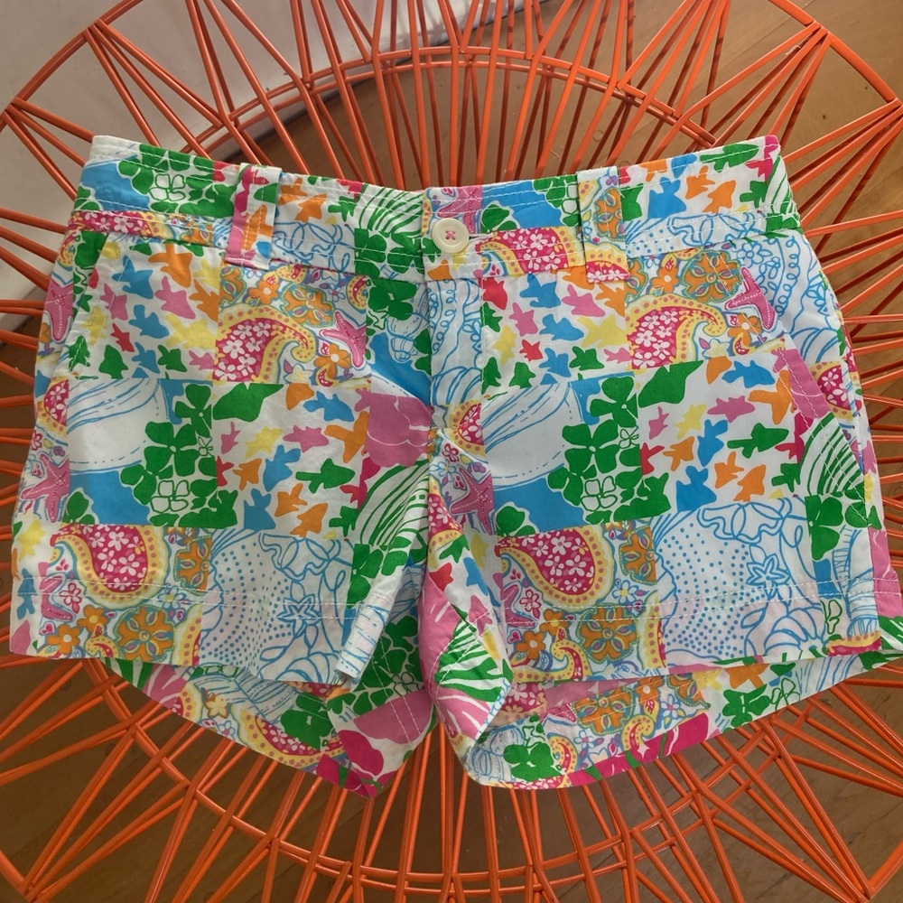 Lilly Pulitzer | Patchwork Pattern Shorts - image 1